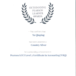 outstanding learner lcci
