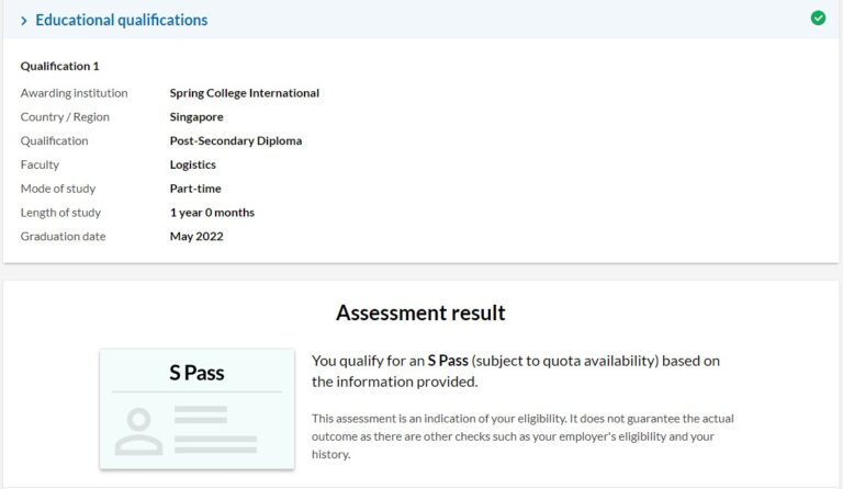 diploma singapore mom spass