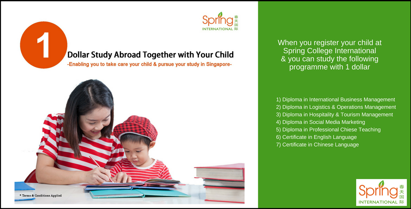 Read more about the article 1 Dollar Study Abroad with Your Child Promotion