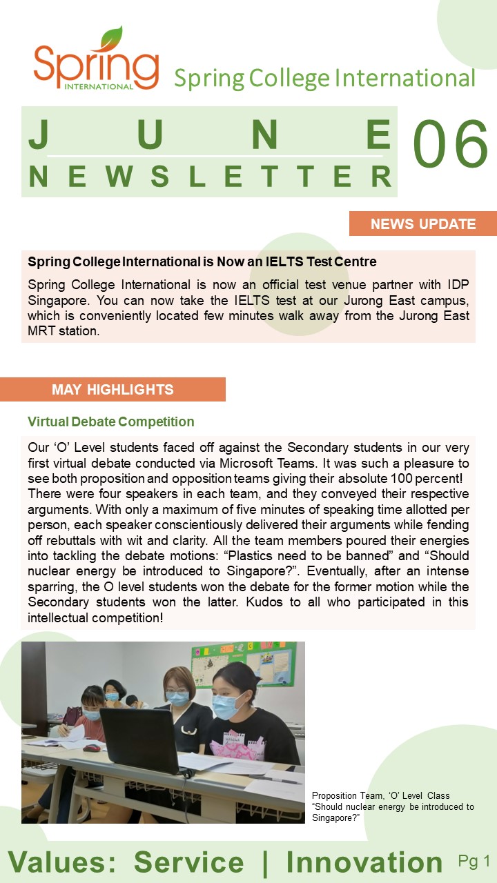 Read more about the article June Newsletter