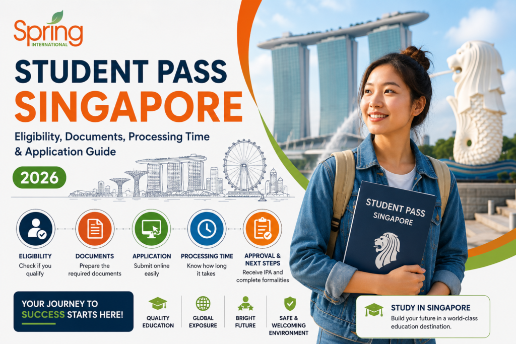 Student Pass Singapore: Eligibility, Documents, Processing Time & Application Guide (2026)
